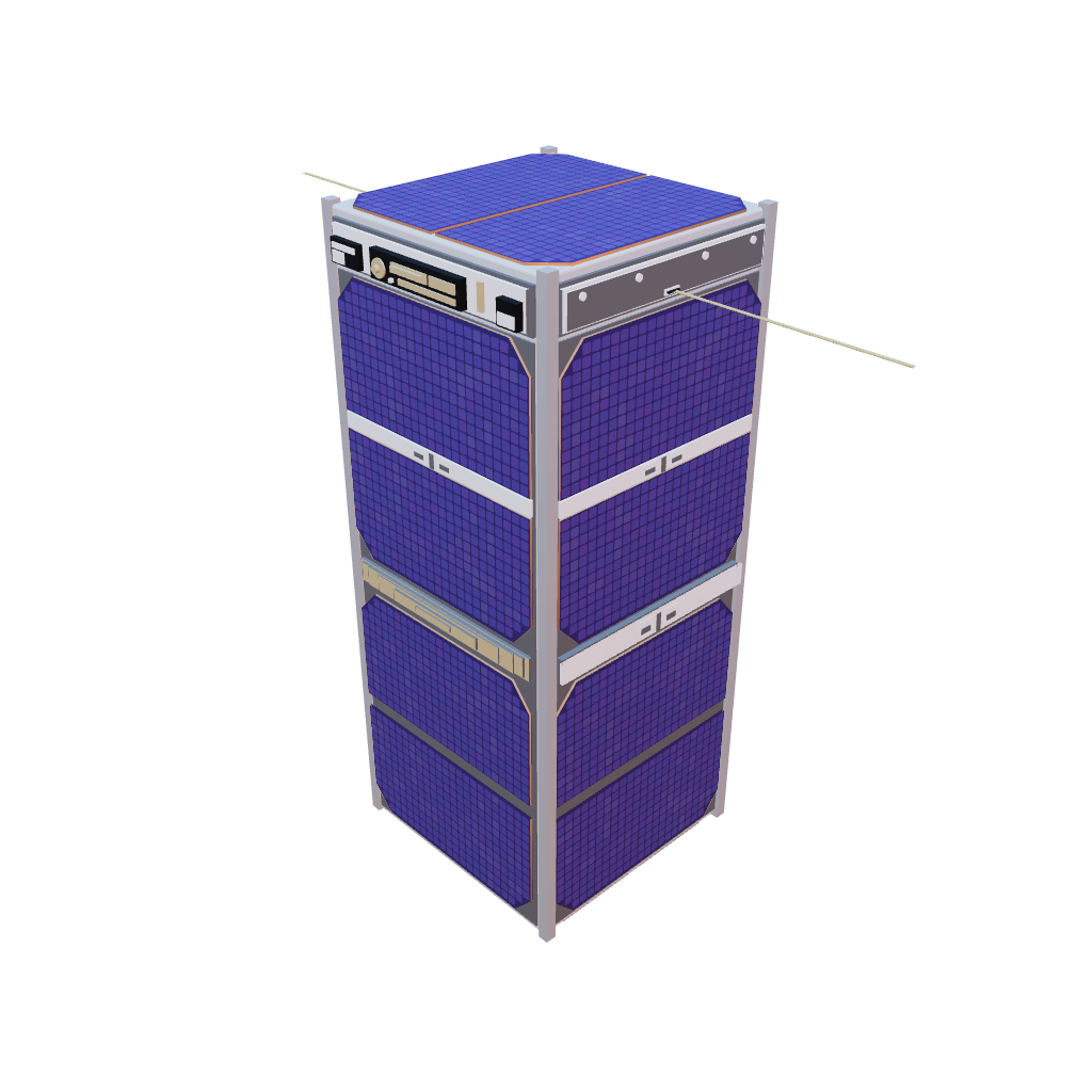 A 2 RU CubeSat is a miniature satellite used for various purposes in space exploration and research. They are highly standardized, making them cost-effective and accessible for universities, research institutions, and even private companies.