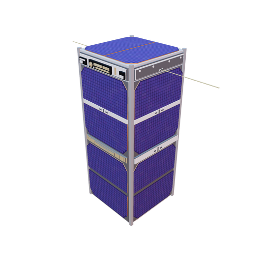 A 2 RU CubeSat is a miniature satellite used for various purposes in space exploration and research. They are highly standardized, making them cost-effective and accessible for universities, research institutions, and even private companies.