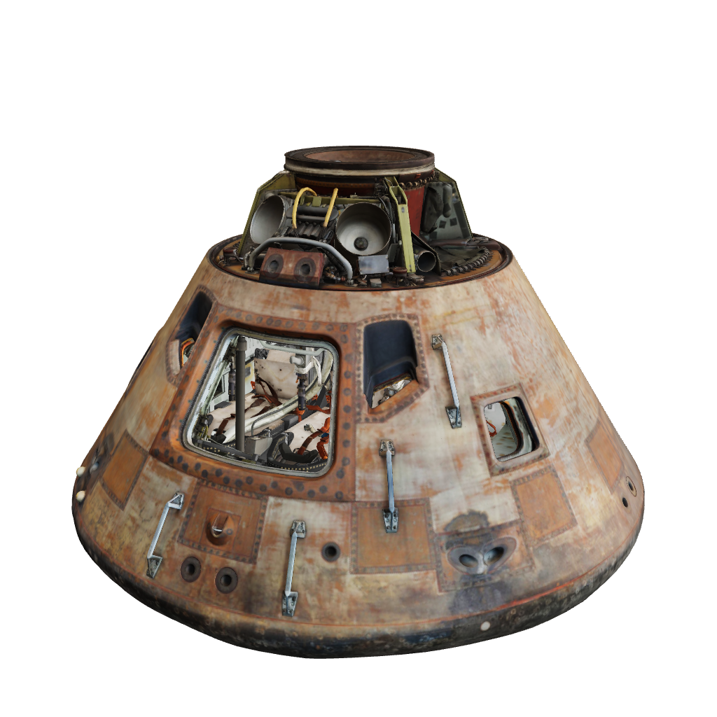 The Apollo Command Module (CM) was a critical component of NASA's Apollo program, designed to carry astronauts to and from the Moon. It played a pivotal role in all Apollo lunar missions, serving as the living quarters and control center for the astronauts during their journeys to the Moon and back to Earth.