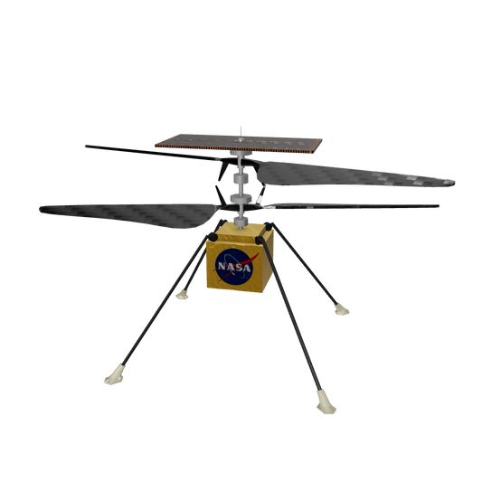 Ingenuity, informally called Ginny, is a small autonomous robotic helicopter, is a pivotal component of NASA's Mars 2020 mission. On April 19, 2021, it etched its name in history by achieving the first powered, controlled flight on a planet other than Earth. Rising vertically, hovering, and gracefully landing, Ingenuity demonstrated its prowess on the Martian surface.