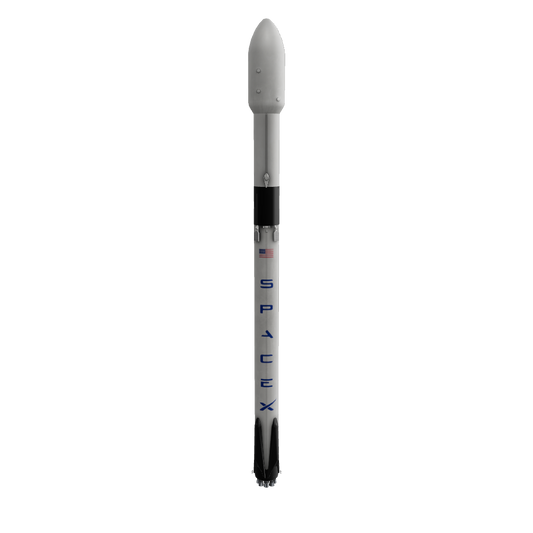 The SpaceX Falcon 9 Rocket, is a versatile and partially reusable medium-lift launch vehicle. This two-stage-to-orbit rocket boasts powerful Merlin engines, utilizing cryogenic liquid oxygen and rocket-grade kerosene as its propellants.