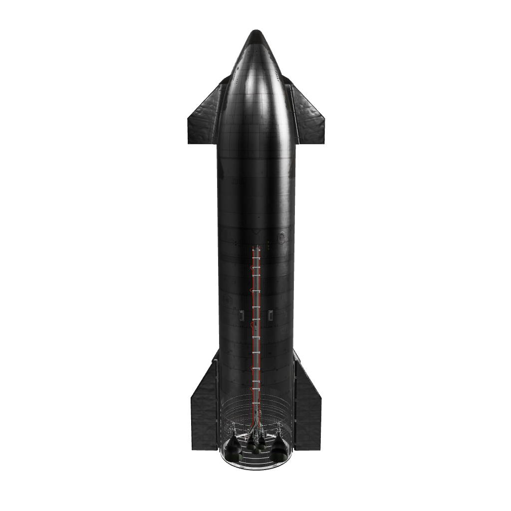 SpaceX's Starship system aims to create a fully reusable super heavy-lift launch vehicle. Comprising two integral stages, the system consists of the powerful booster stage known as Super Heavy and the second stage aptly named "Starship." What sets Starship apart is its innovative design as a versatile, long-duration cargo and passenger-carrying spacecraft.