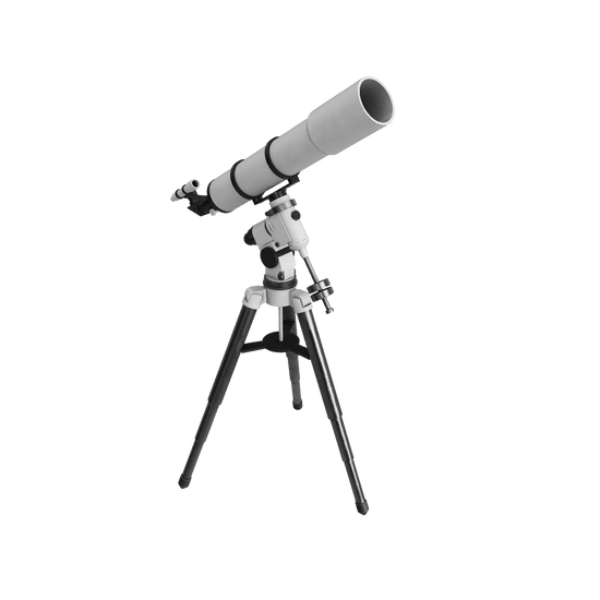 A telescope is a simple optical instrument designed to observe distant objects by collecting and magnifying light. It consists of a few essential components: an objective lens or mirror and an eyepiece. The objective lens or mirror gathers light from the target, while the eyepiece magnifies the image for observation.